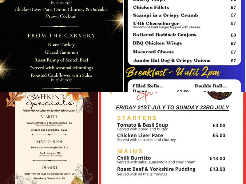 New Hope Cuisine Menu