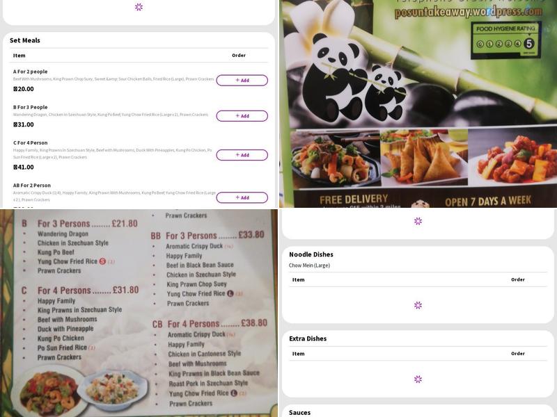 Po Sun Chinese (Fastest Delivery) Menu