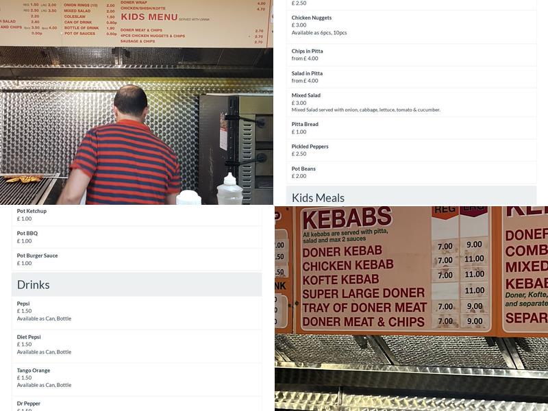 Hidden Gem Kebab House Menu