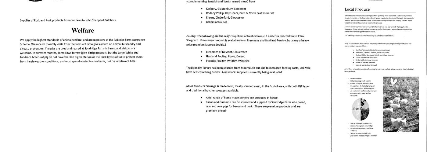 Lansdown Restaurant RUH Menu