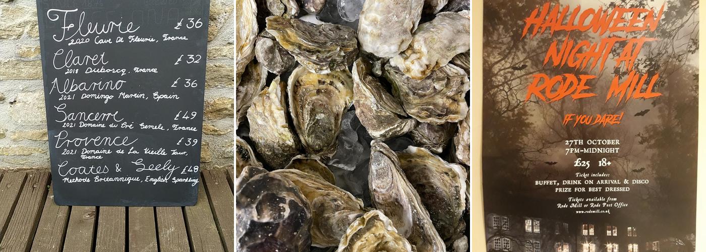 The Mill at Rode Menu