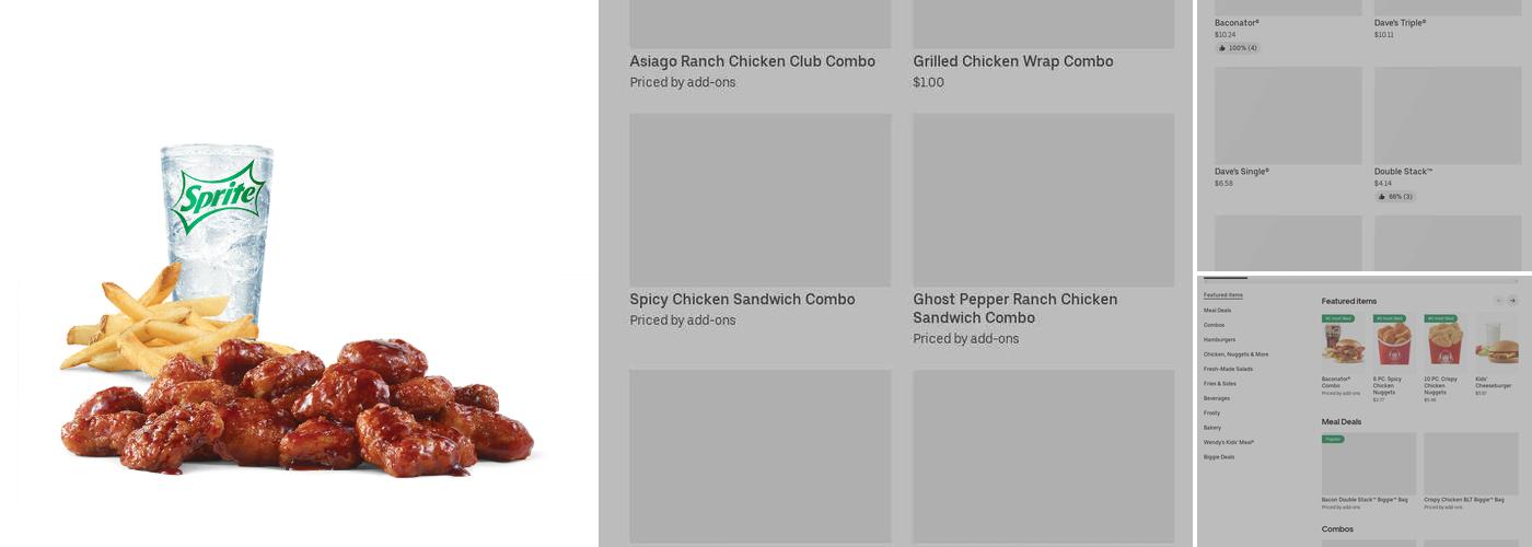 Wendy's Menu