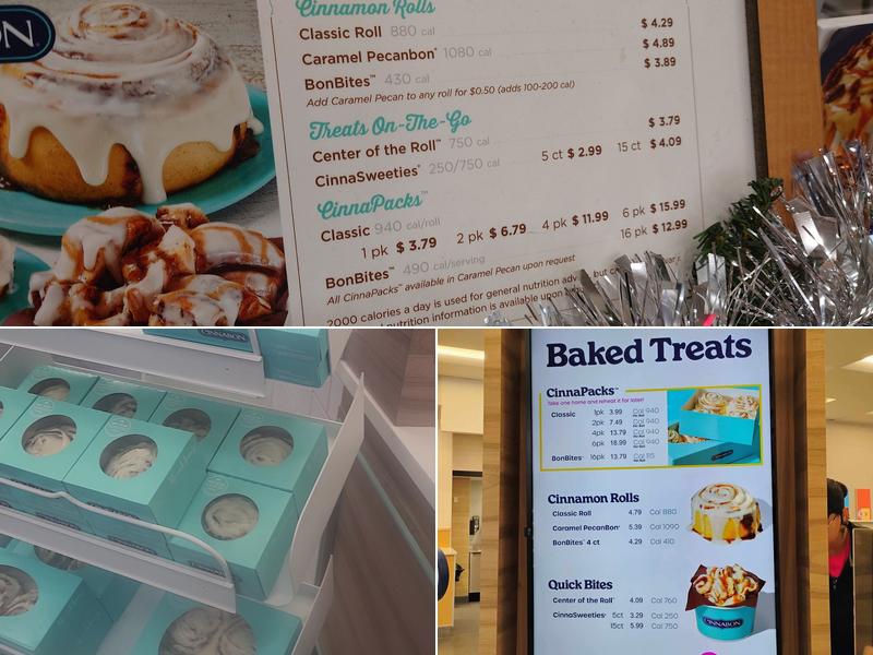 Cinnabon Menu