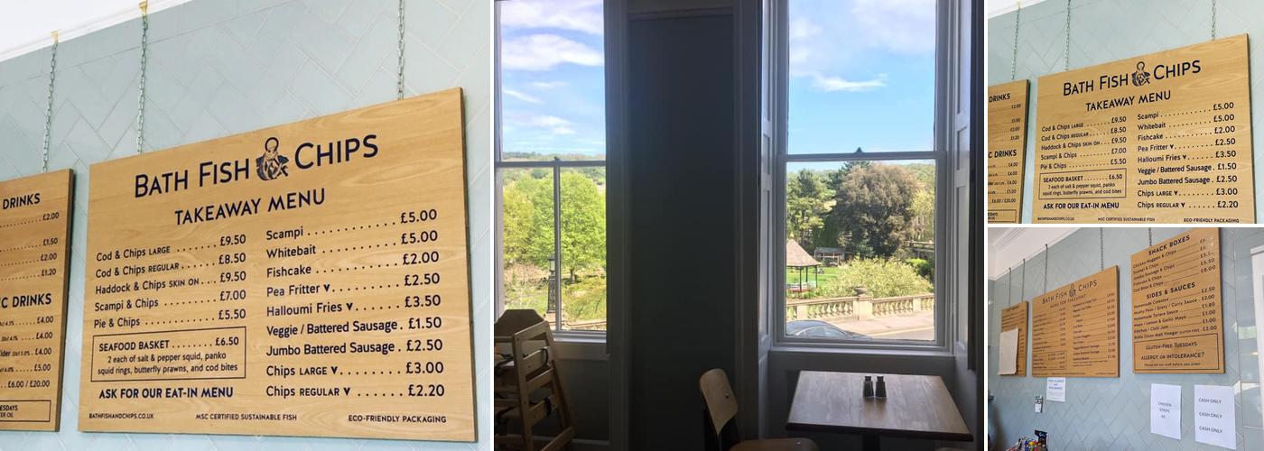 Bath Fish & Chips Menu