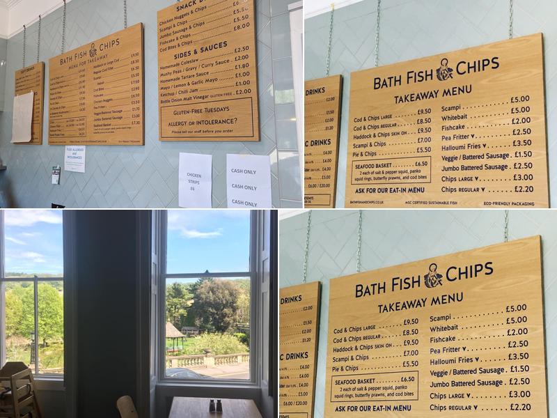 Bath Fish & Chips Menu