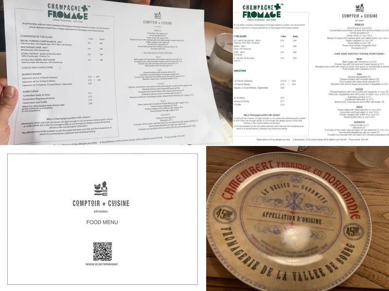 Comptoir+Cuisine Menu