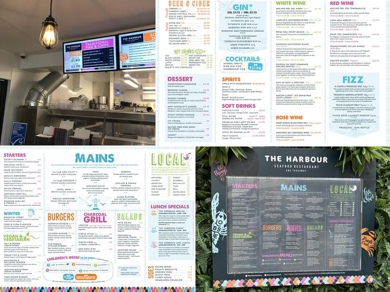 The Harbour Seafood Restaurant & Takeaway Menu