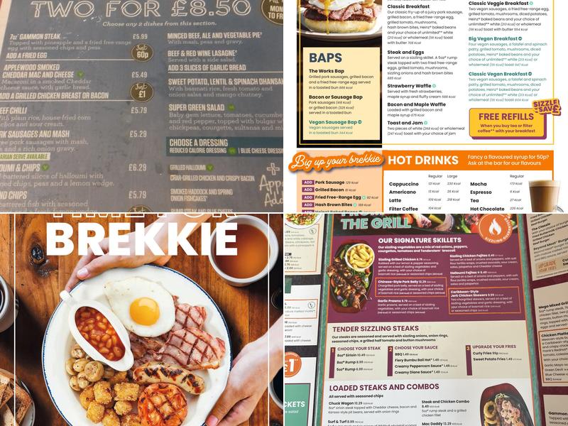 The Pike And Musket Menu