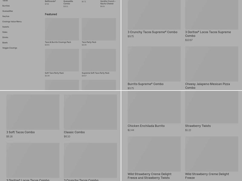 Taco Bell Menu