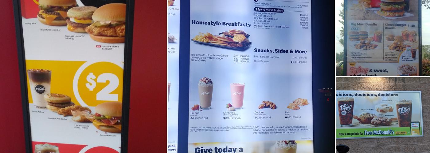 McDonald's Menu