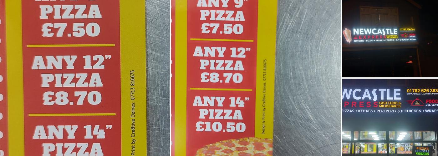 Newcastle Express Menu
