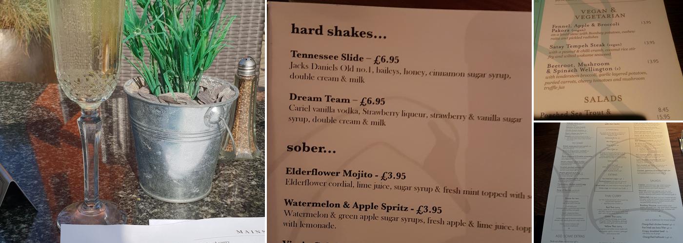 The Swan With Two Necks Menu