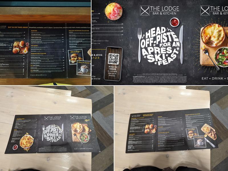 The Lodge Bar & Kitchen Menu