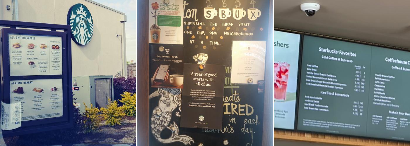 Starbucks Coffee Company Menu