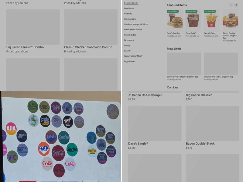 Wendy's Menu