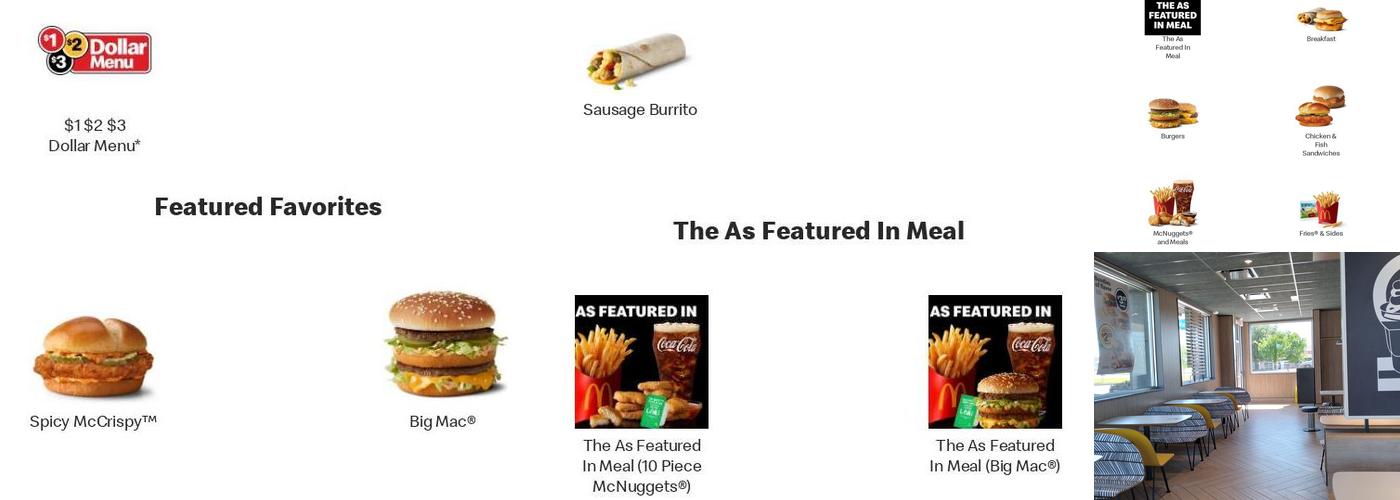 McDonald's Menu