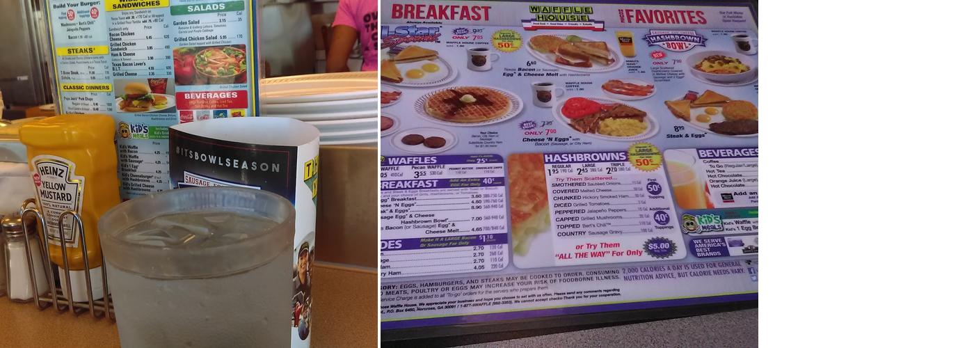Waffle House Menu