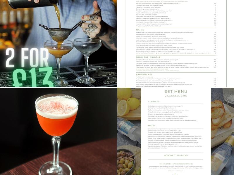 FORUM BAR & KITCHEN Menu