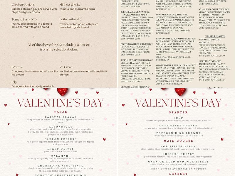 Baileys Bar & Grill Menu