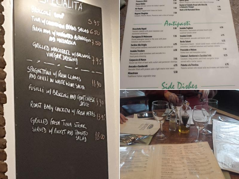 L'Antipasto Restaurant Menu