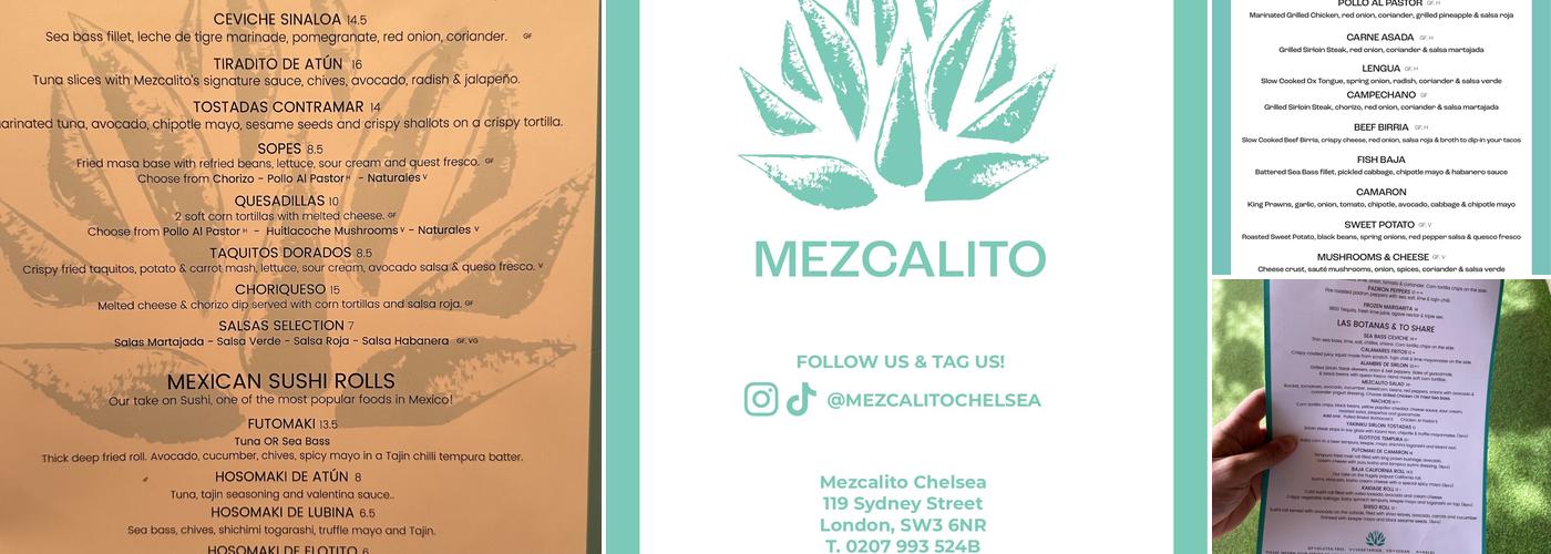 Mezcalito Chelsea Menu
