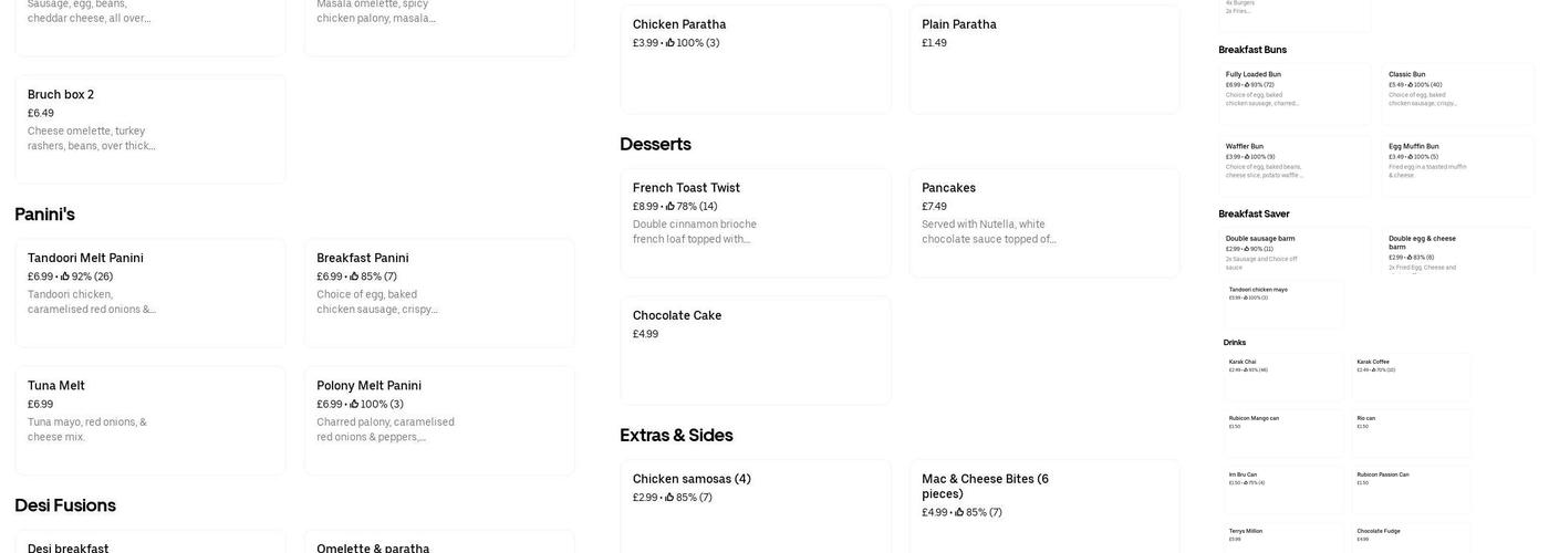 Pasta Express Delivery Menu