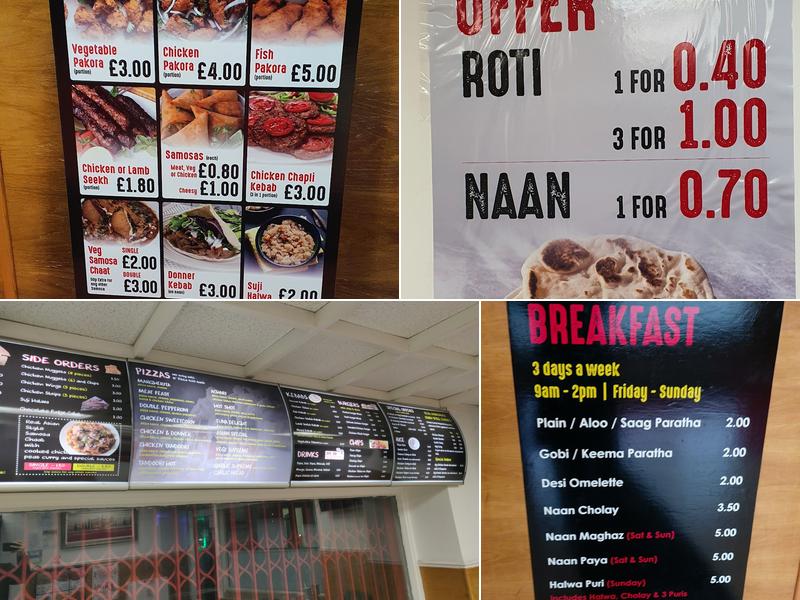 Samosa Hut Menu