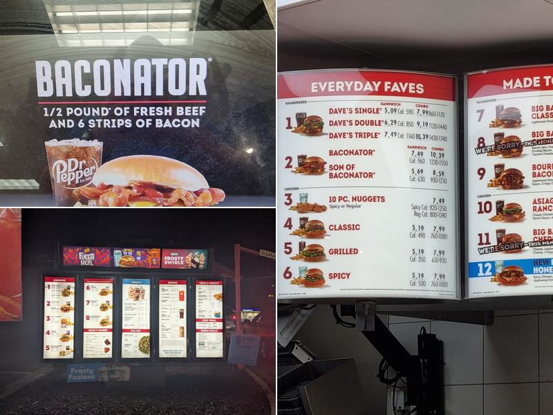 Wendy's Menu