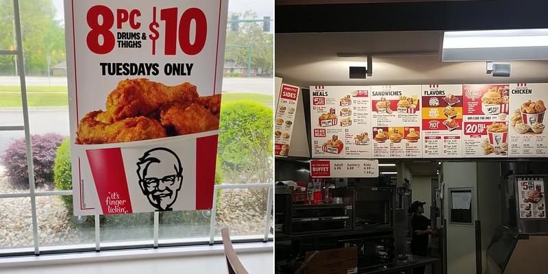 KFC Menu