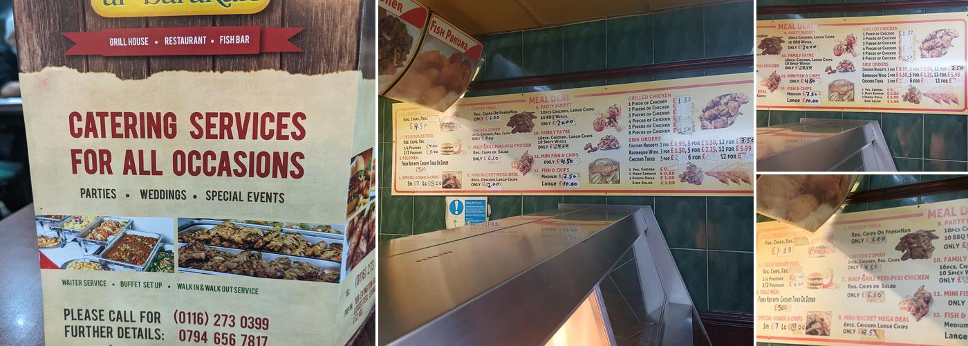 Al-Barakah Grill house restaurant Menu