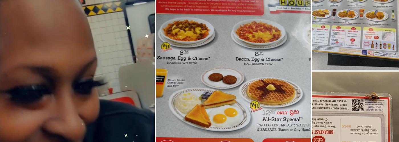 Waffle House Menu