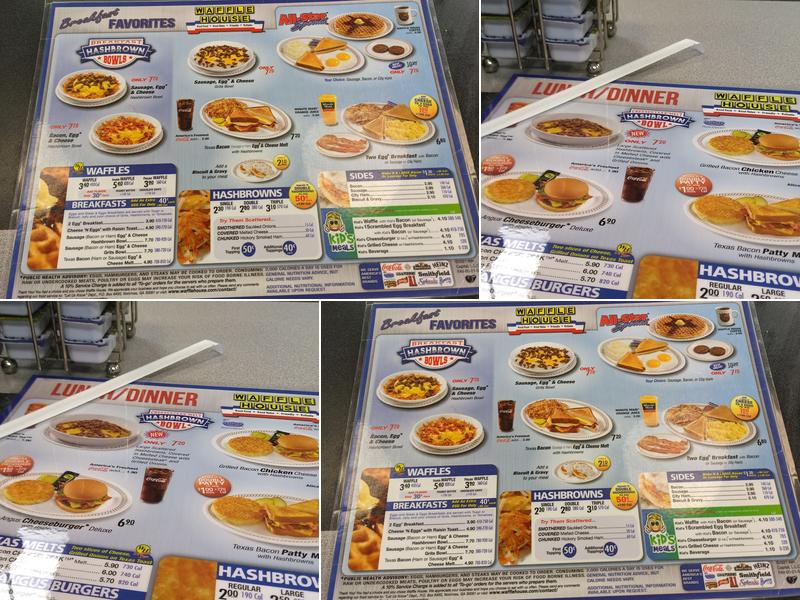 Waffle House Menu
