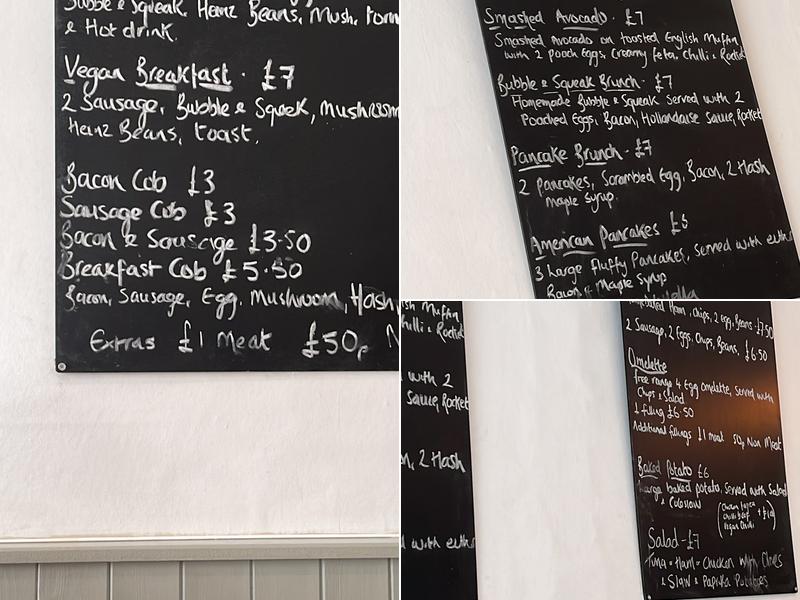 Tyrrell's Bistro Menu