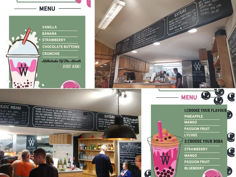 White Row Fish & Chips Menu