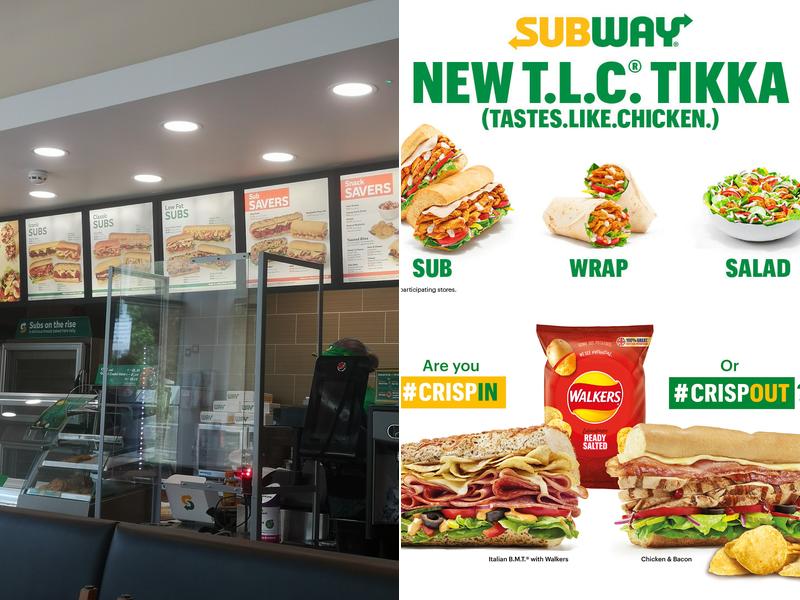 Subway Menu