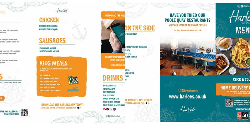 Harlees Westbury Menu