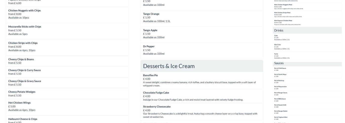 YUMMY KEBAB PIZZA BURGER Menu