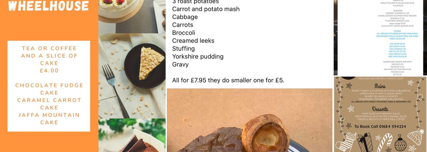 The Wheelhouse Marina Menu