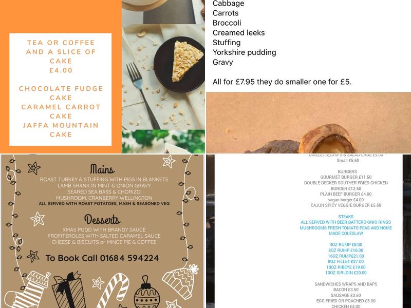 The Wheelhouse Marina Menu