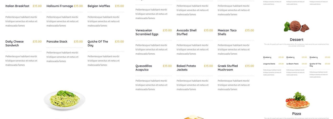 The Mount Tavern Public house & Restaurant Menu