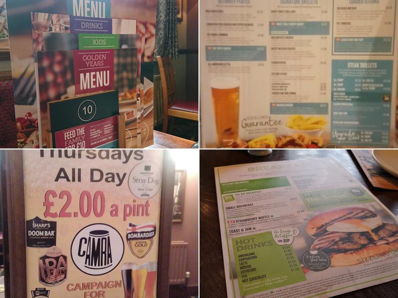 The Chestnut Tree Menu