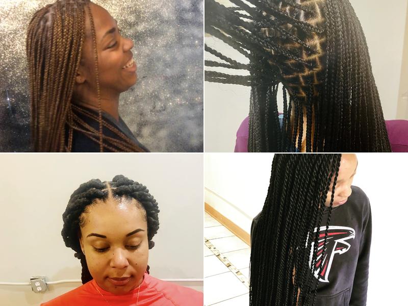 West End Hair Braiding is (Aicha Hair Braiding)