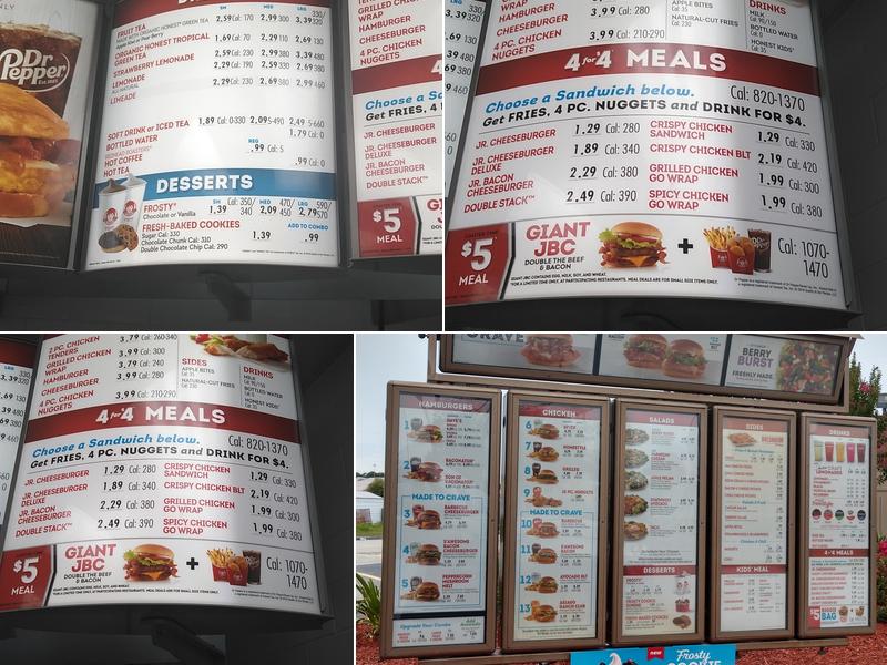 Wendy's Menu