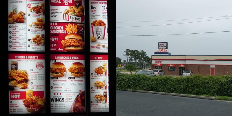 KFC Menu