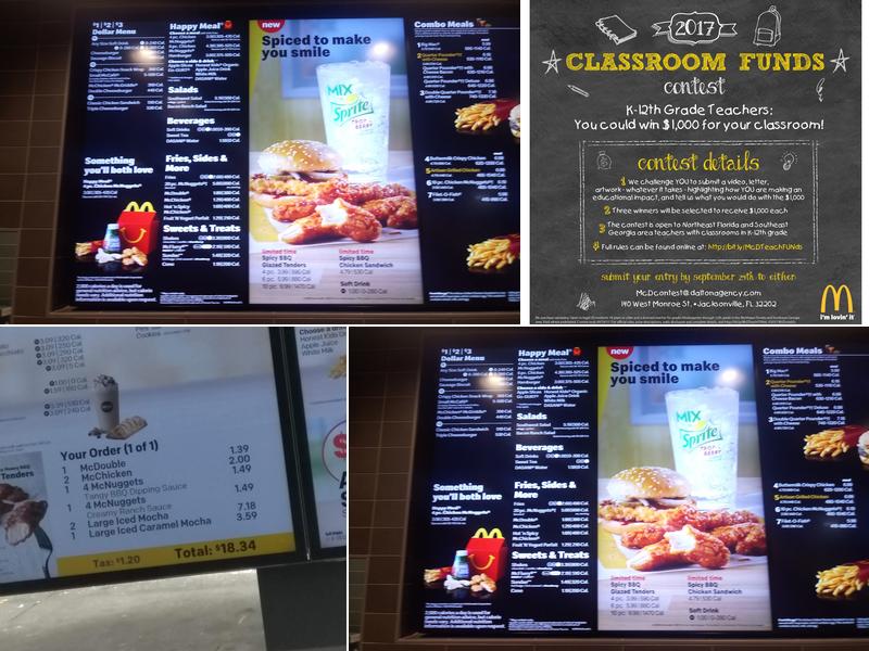 McDonald's Menu