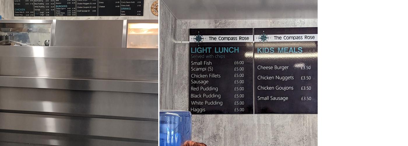 The Compass Rose Menu