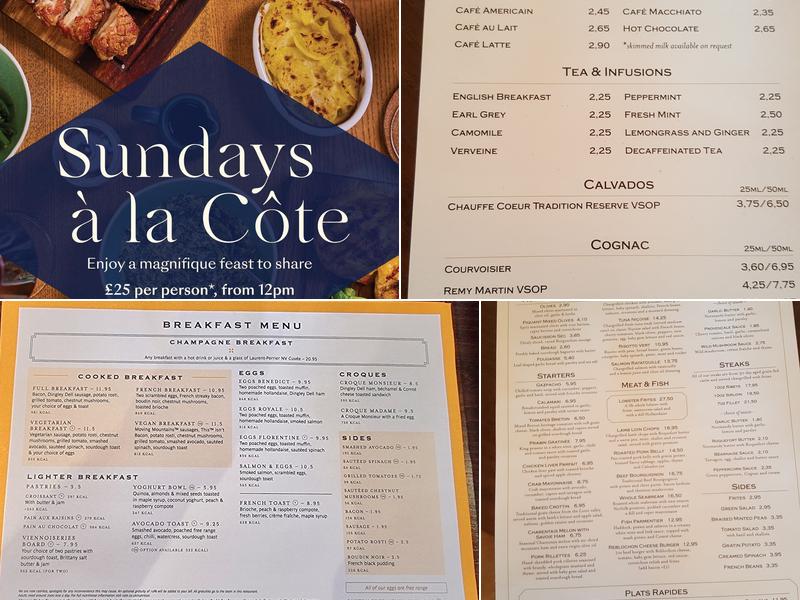 Côte Menu