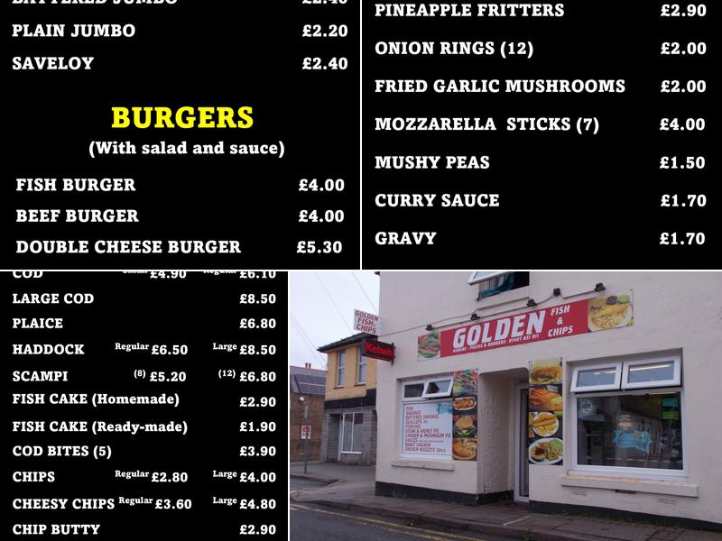 Golden Fish Inn Menu