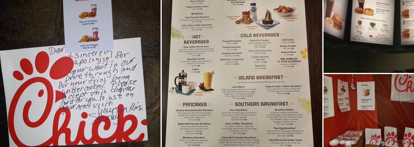 Chick-fil-A Menu