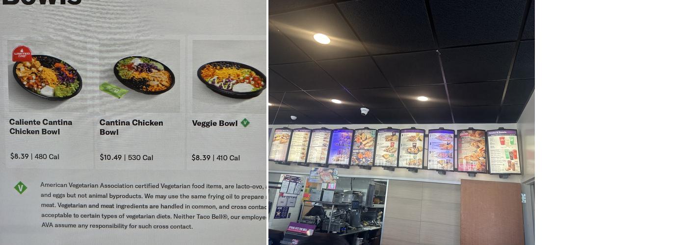 Taco Bell Menu